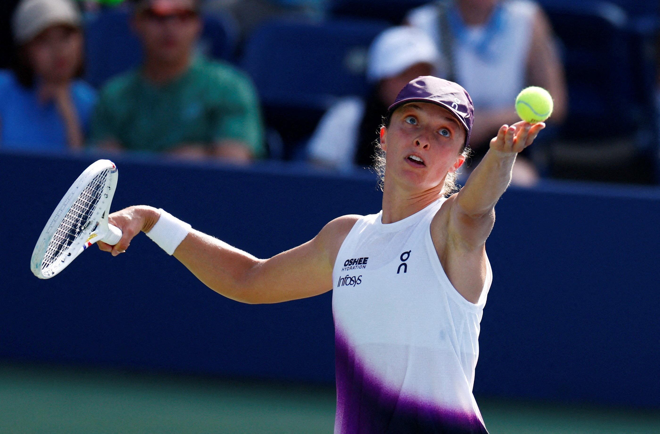 Swiatek happy to swap noisy Ashe spotlight for intimate Grandstand