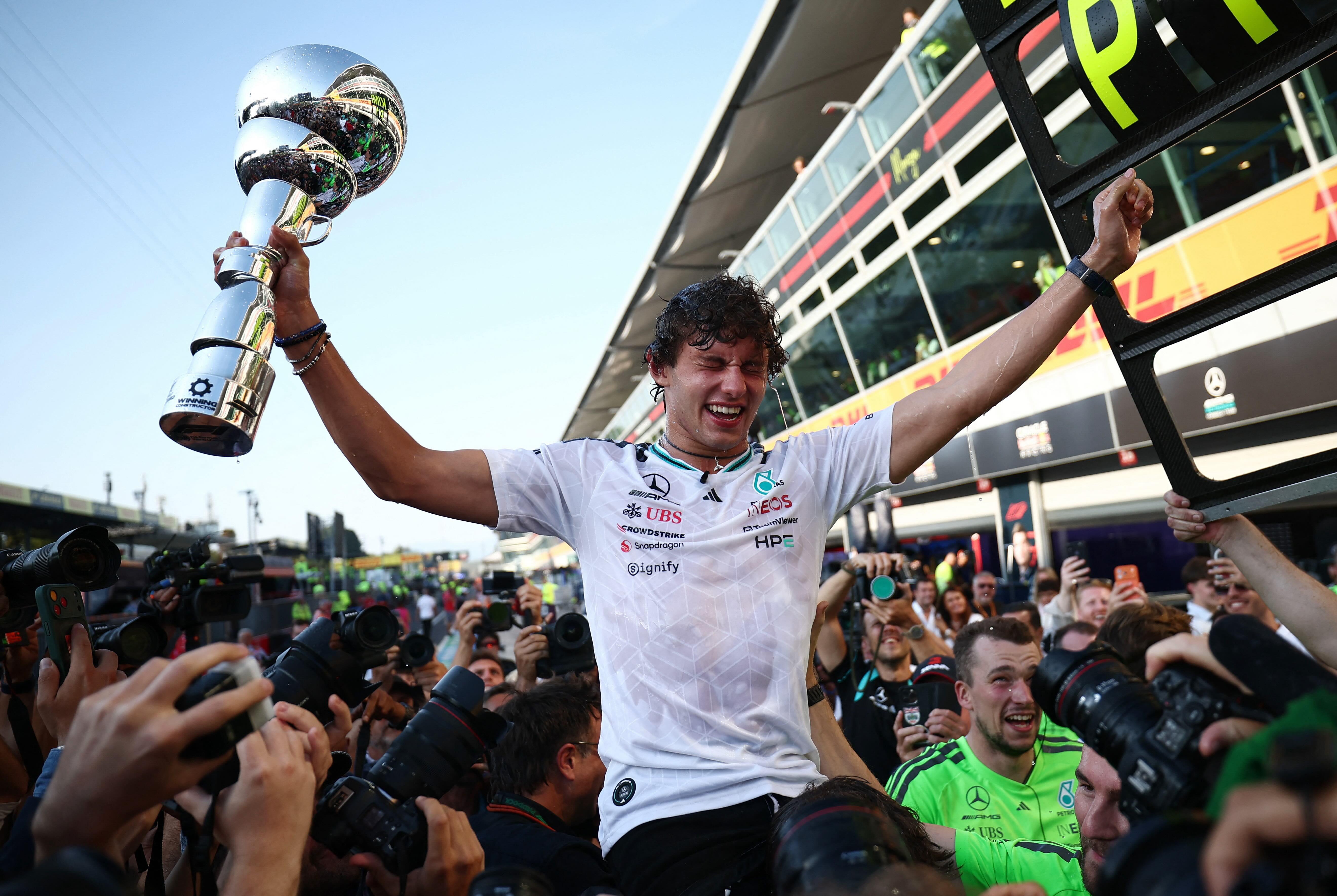 F1: Kimi Antonelli makes statement with win at Italian Grand Prix