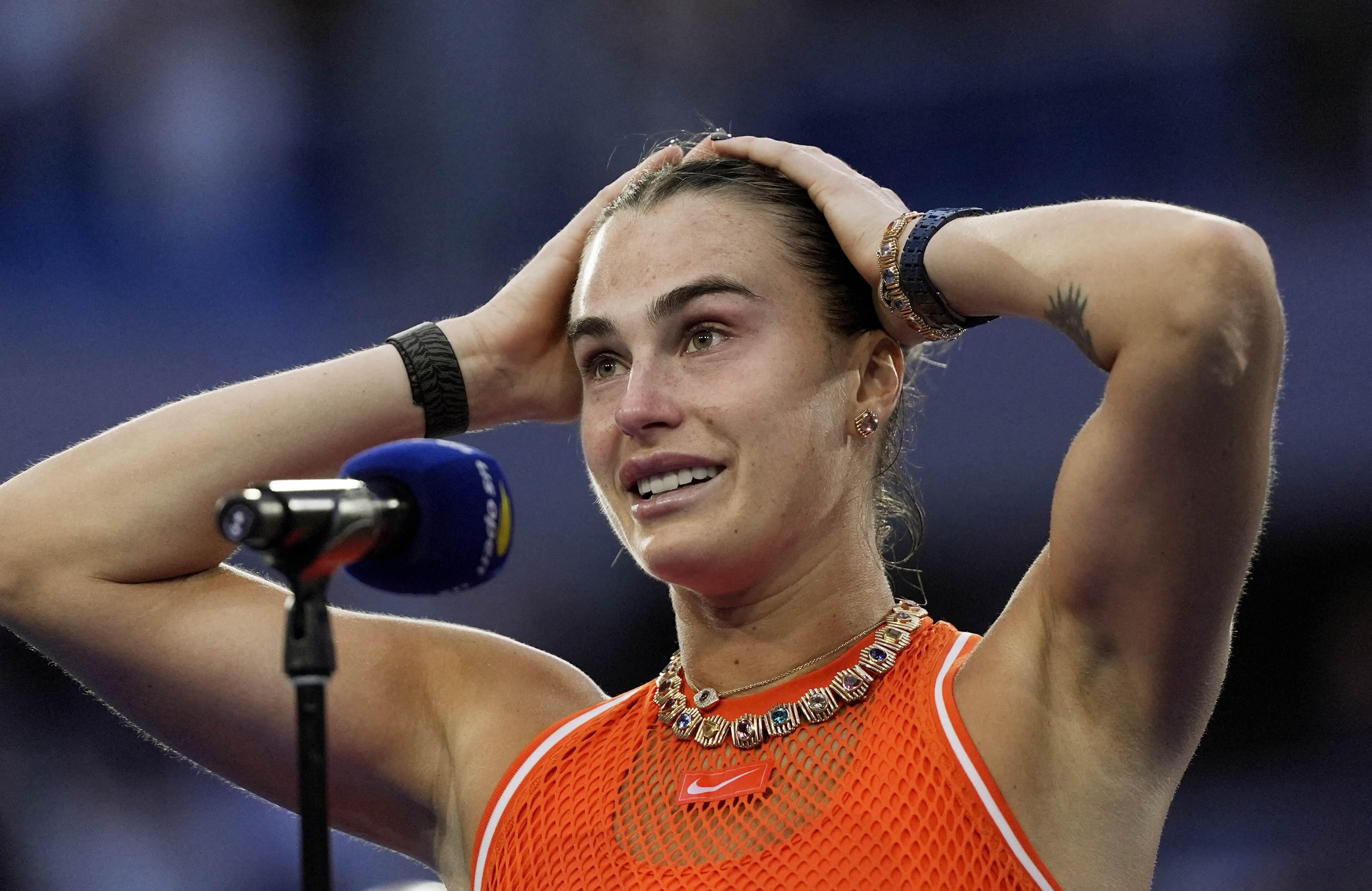 Sabalenka feels weight of three-peat in US Open final loss - GMA Network