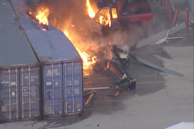 NBC local news helicopter crashes in Los Angeles, killing three