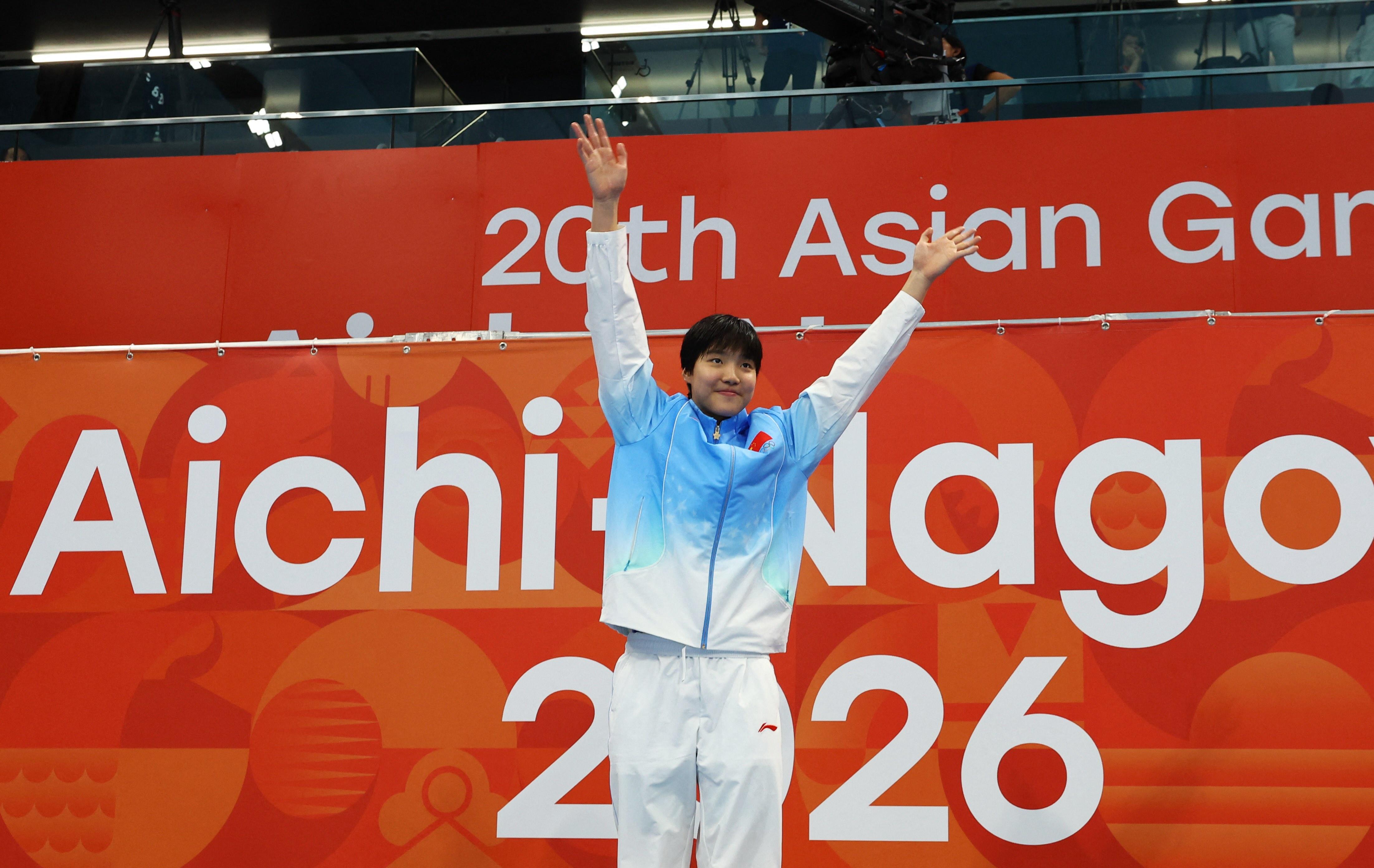 Japan win first gold of Asian Games at home, prodigy Yu leads China's pool surge