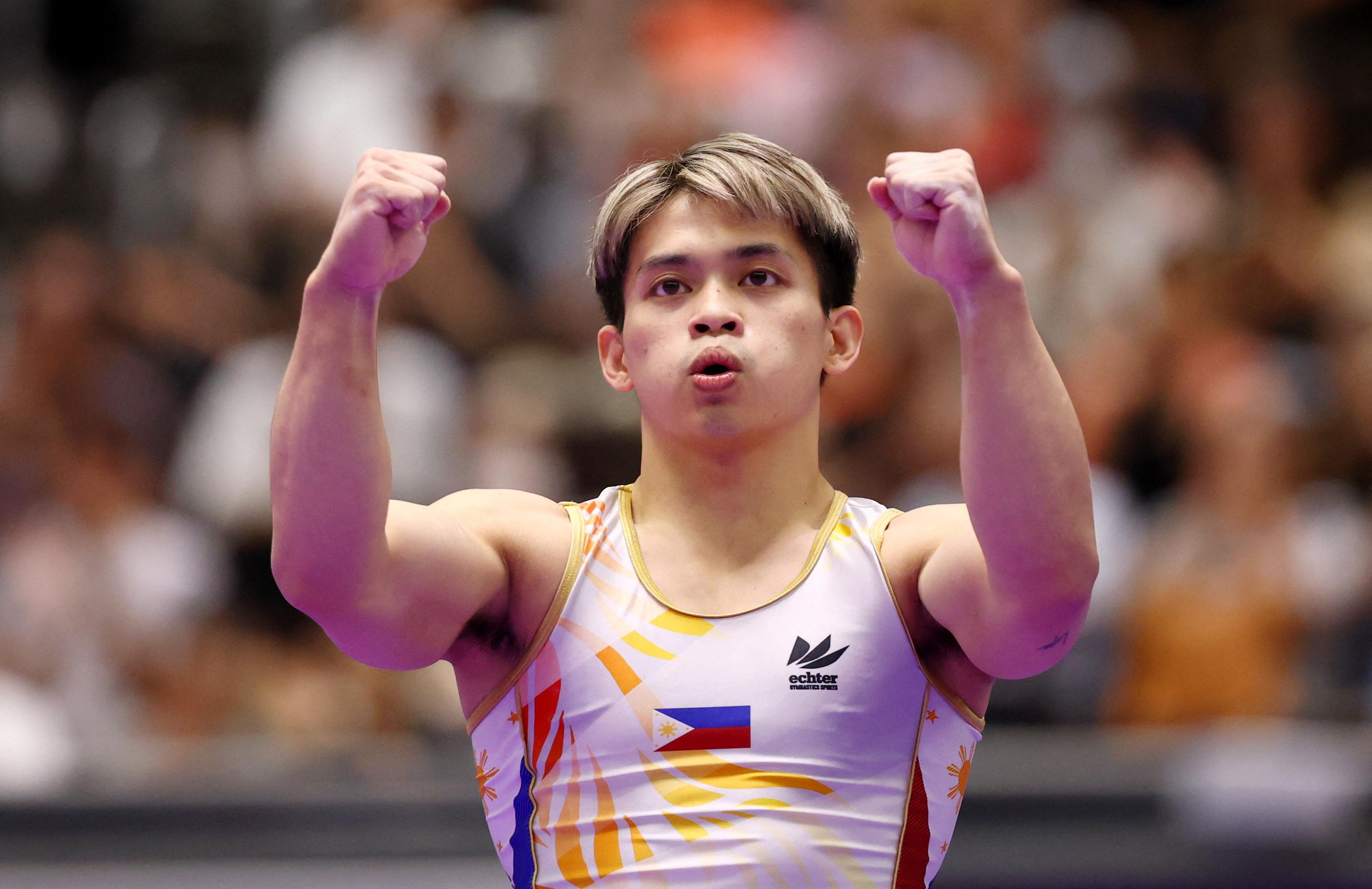 Carlos Yulo wins PH's first gold in 2026 Asian Games after ruling floor exercise finals