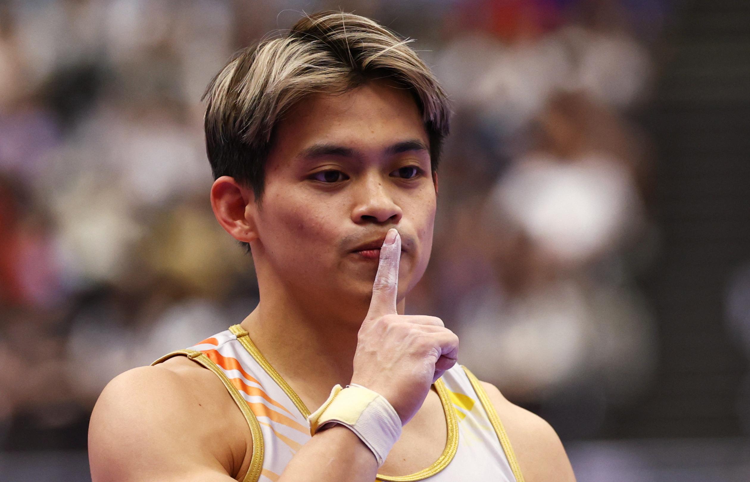 IN PHOTOS: Carlos Yulo gets second gold medal for Philippines in 2026 Asian Games - GMA Network