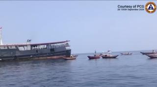 PCG drives away Chinese militia vessel, 24 fishing boats off Kota Island in Kalayaan Island Group