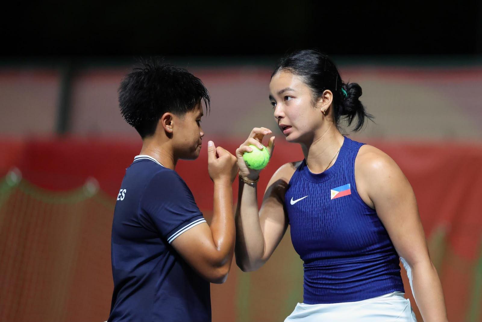 Asian Games: Alex Eala, Shaira Rivera fall short against China's duo to end women's doubles run - GMA Network