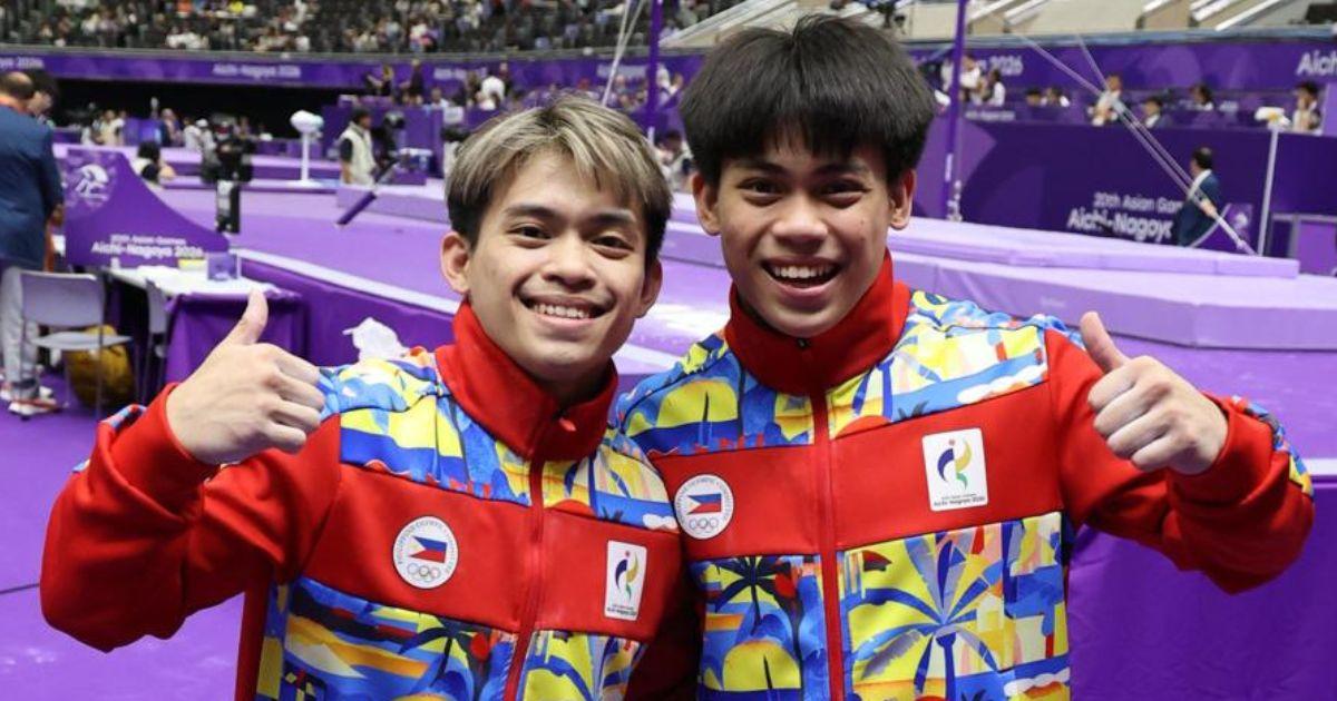 Carlos Yulo turns to brother Karl Eldrew for tips at 2026 Asian Games