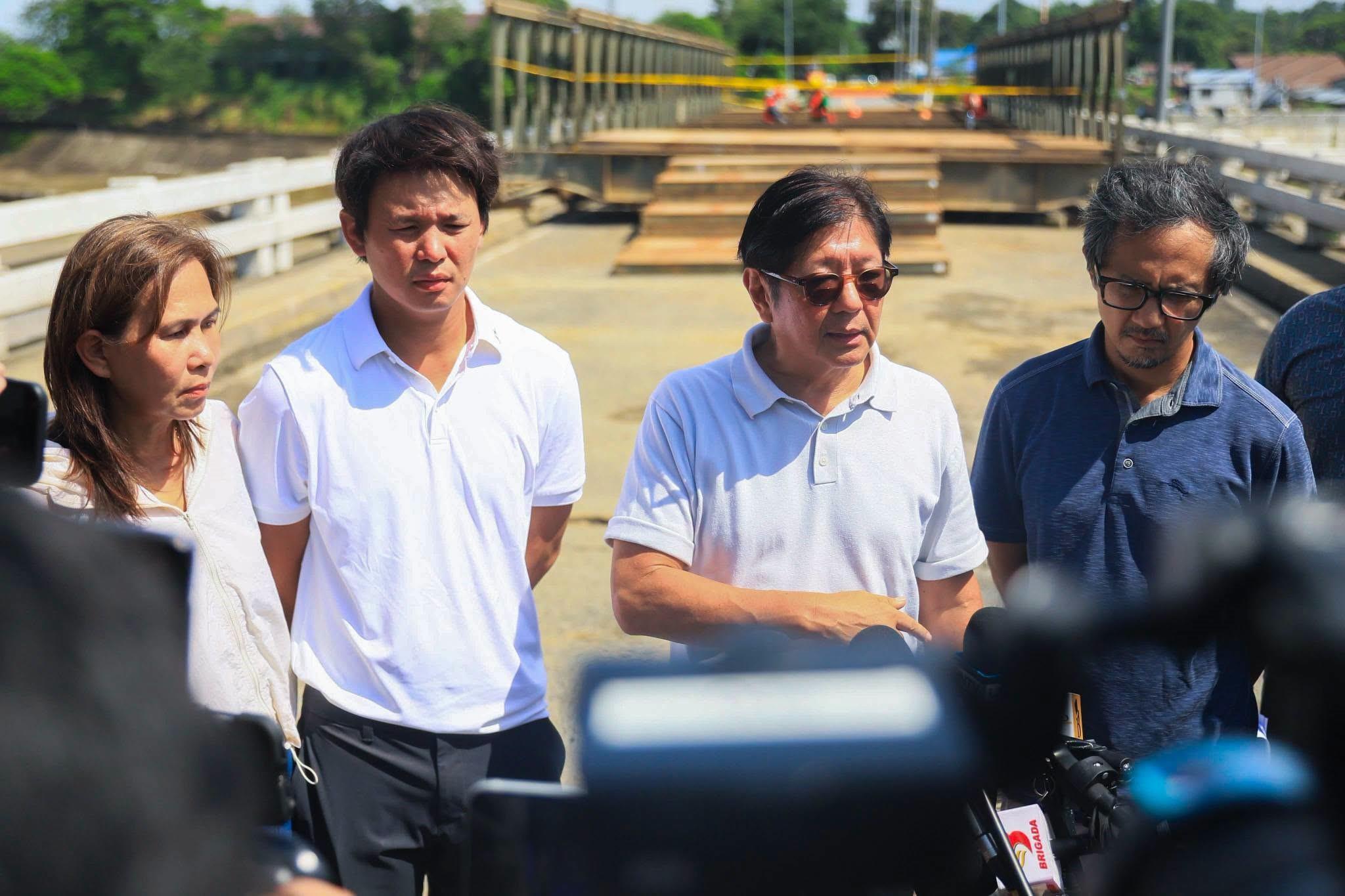 Marcos: National gov't to provide P300M for bridge repair in Tarlac City