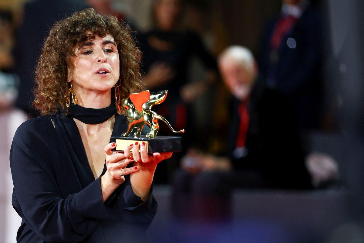 May el-Toukhy, winner of the Golden Lion Award for Best Film for the movie Woman Unknown