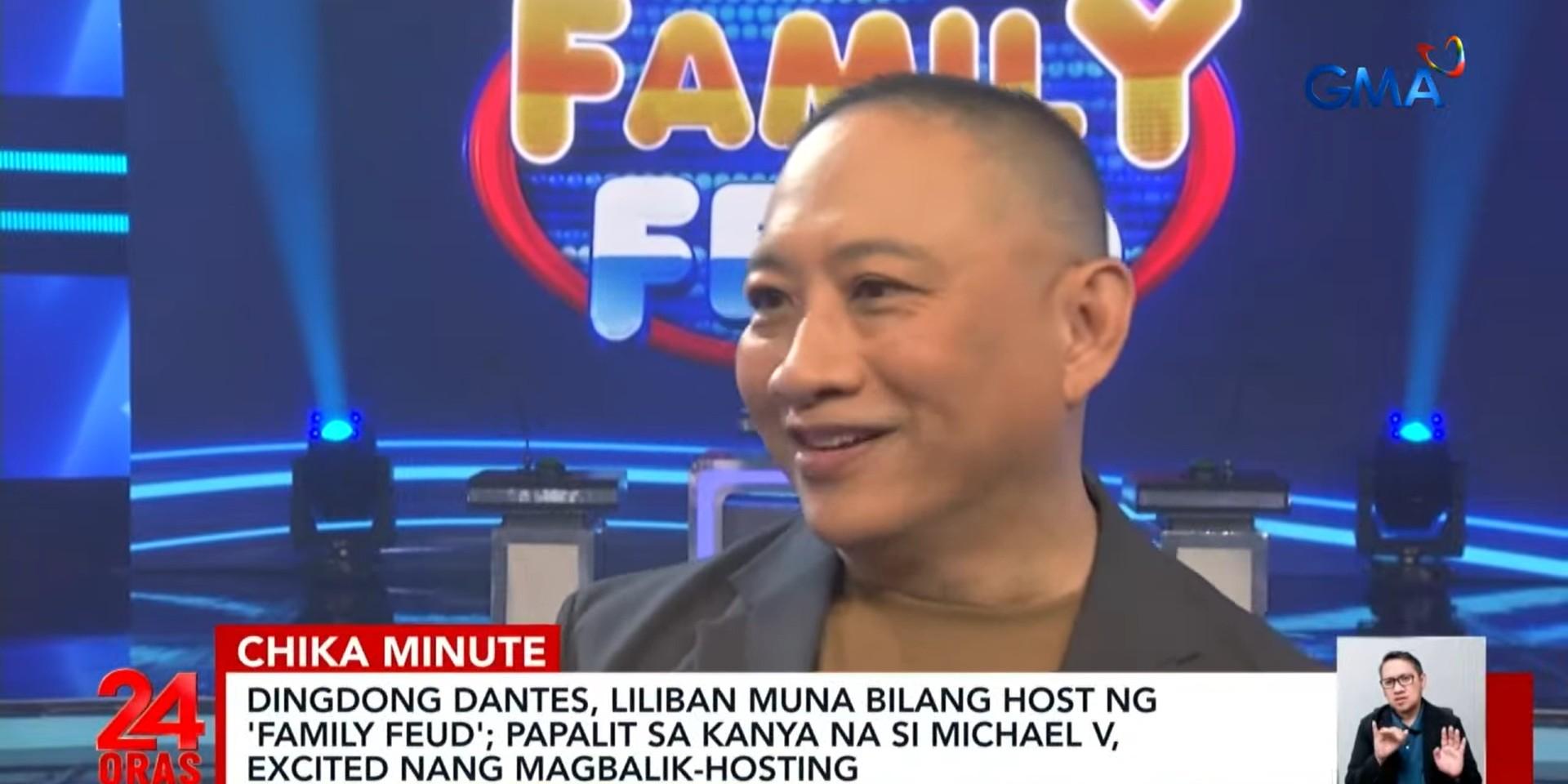 Michael V. happy to fill in for Dingdong Dantes as 'Family Feud' host