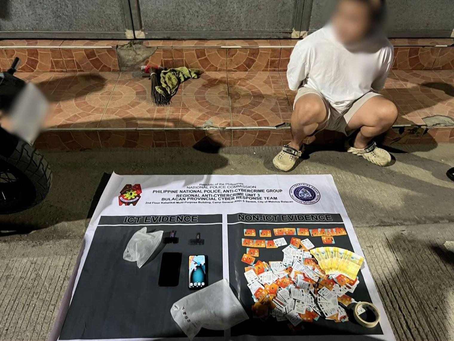 PNP-ACG nabs suspect over illegal online sale of registered SIMs in Bulacan