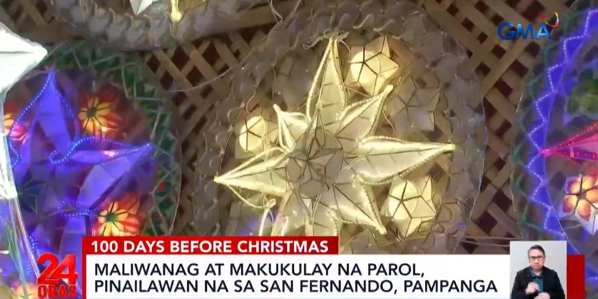 100 days before Christmas: Colorful parols light up San Fernando, Pampanga