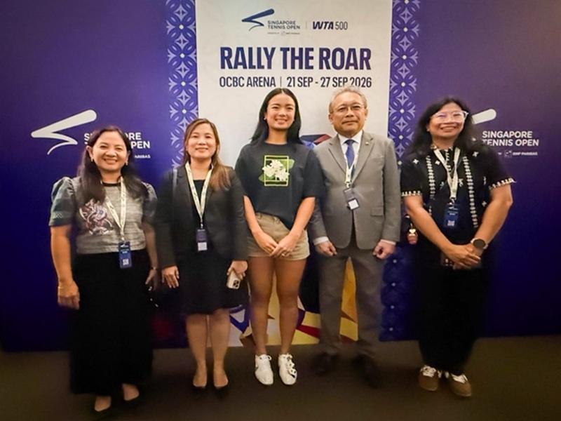 PH Embassy in Singapore extends best wishes to Alex Eala, issued advisory to Pinoy sports fans - GMA Network