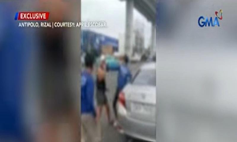 Cyclist, 3 men end up in scuffle in Antipolo road rage incident
