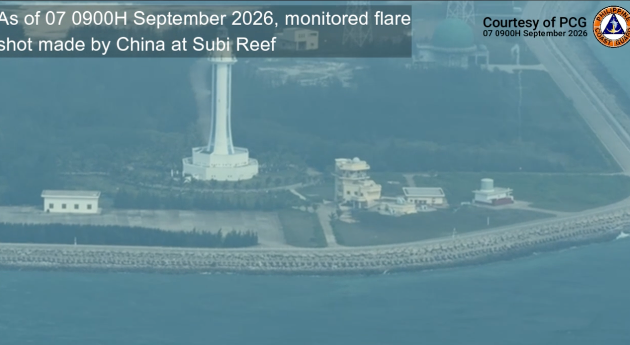 China fires flares at unarmed PH aircraft over Kalayaan Island Group