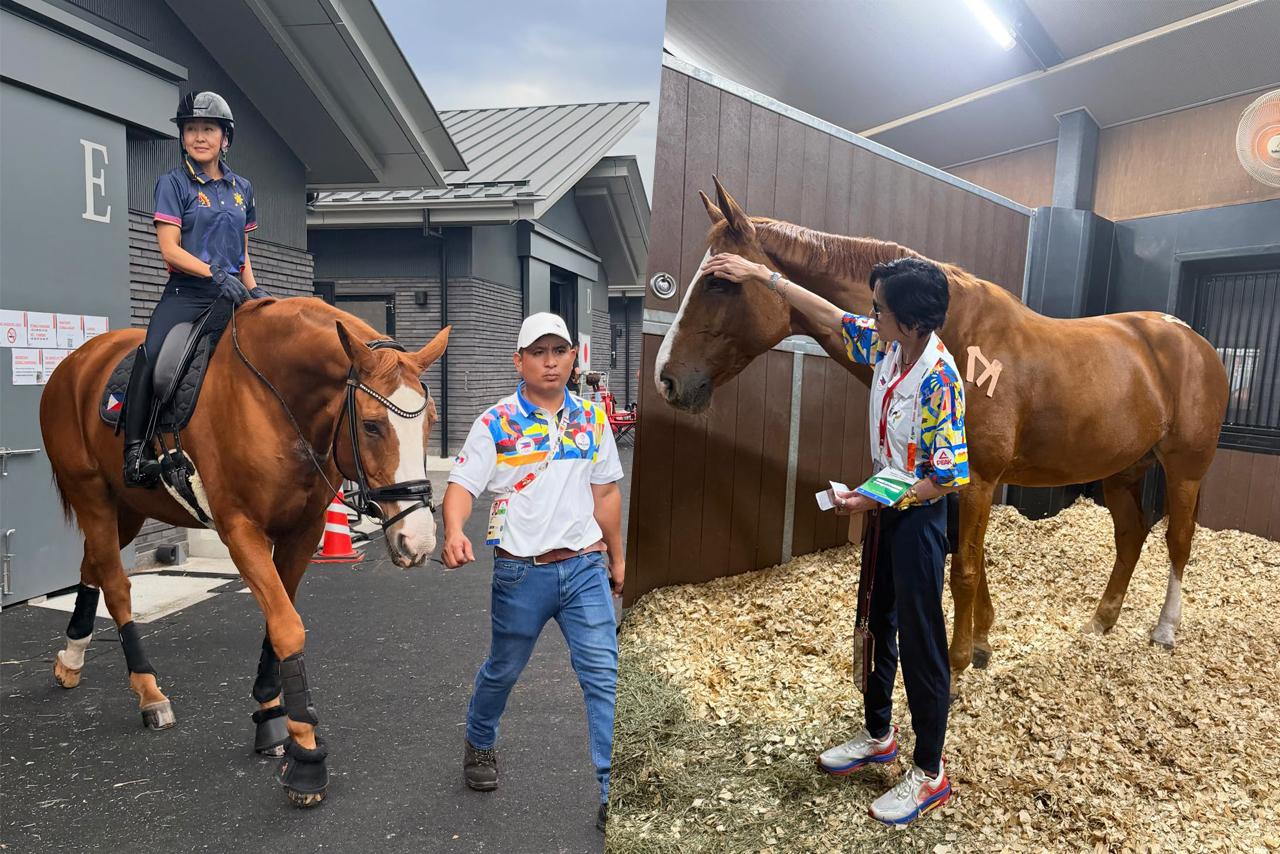 Team Philippines saddles up for dressage event at the Asian Games