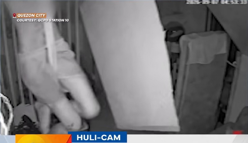Kawatan na dumaan sa kisame para nakawan ang isang salon sa QC, arestado