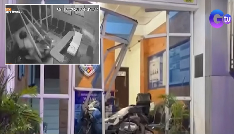 Rider na nakatulog umano habang nagmamaneho, literal na sa presinto ang ‘bagsak’
