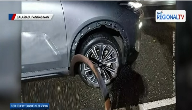 Tricycle driver, patay matapos mabangga ng van at masagasaan ng kotse sa Pangasinan