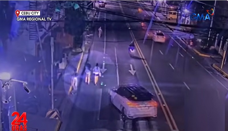 Babaeng naglalakad sa gilid ng kalsada sa Cebu City, nasagasaan ng SUV; driver, tumakas!