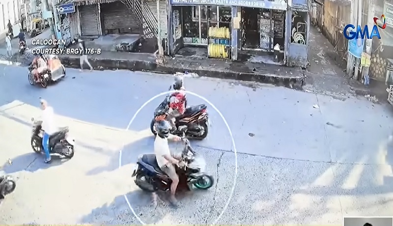 Babae na dating na-stroke, nasalpok ng motorsiklo sa Caloocan; rider, hinahanap