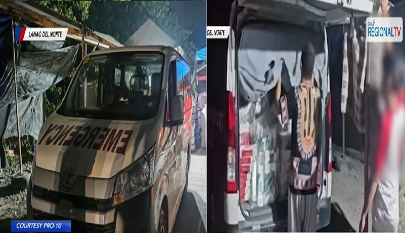 Ambulansya sa Lanao del Norte, nabistong mga smuggled umanong sigarilyo ang sakay