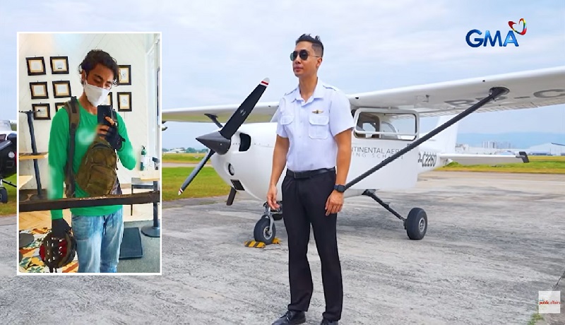 Food delivery biker noon, malapit nang matupad ang pangarap na maging isang piloto