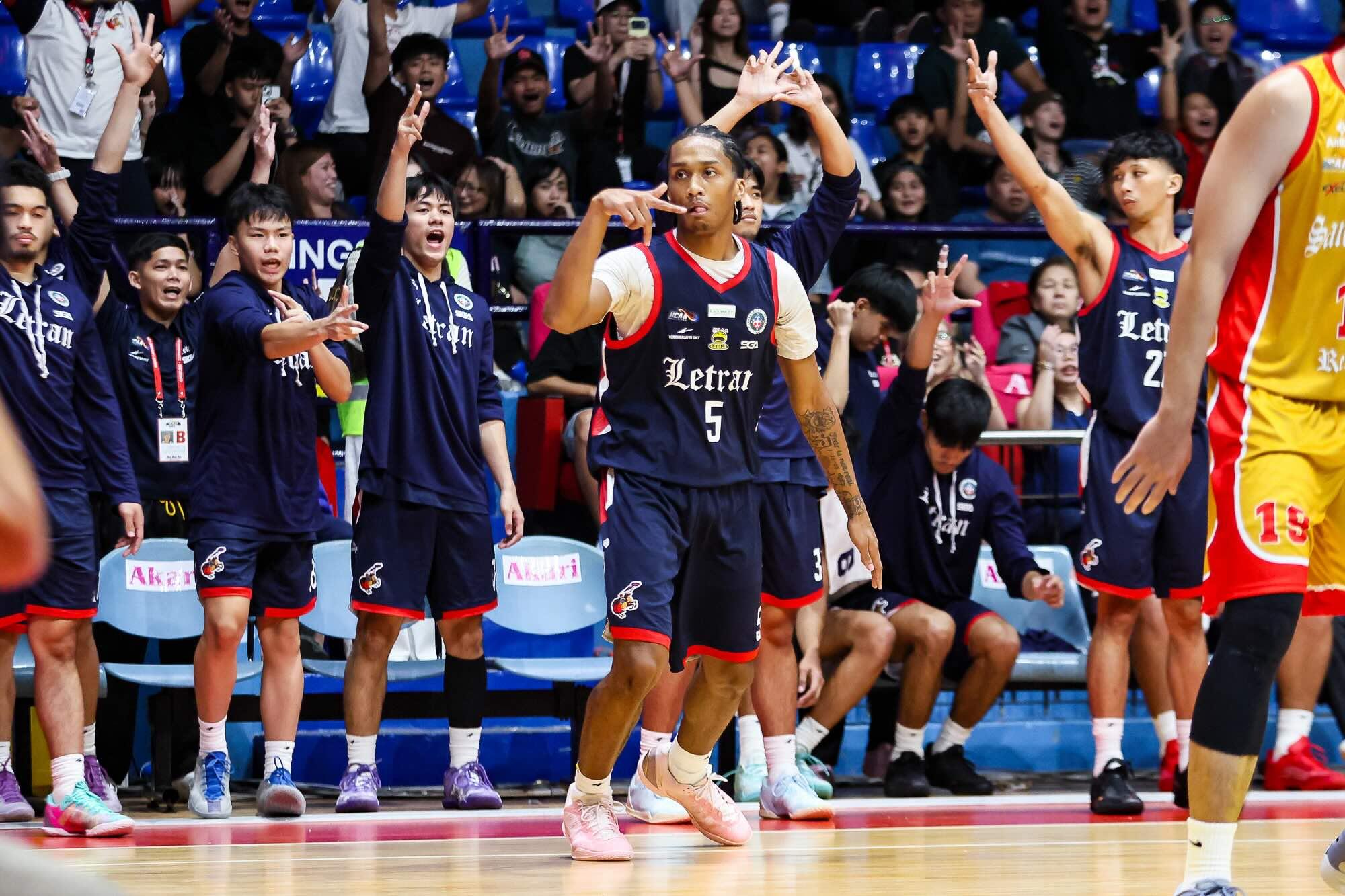 NCAA: Letran goes 2-0 in rout of San Sebastian