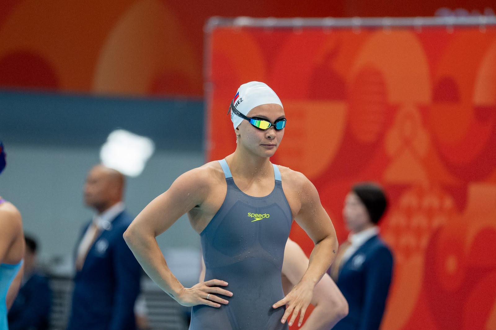 Kayla Sanchez misses Asian Games medal, finishes 4th in 100m freestyle