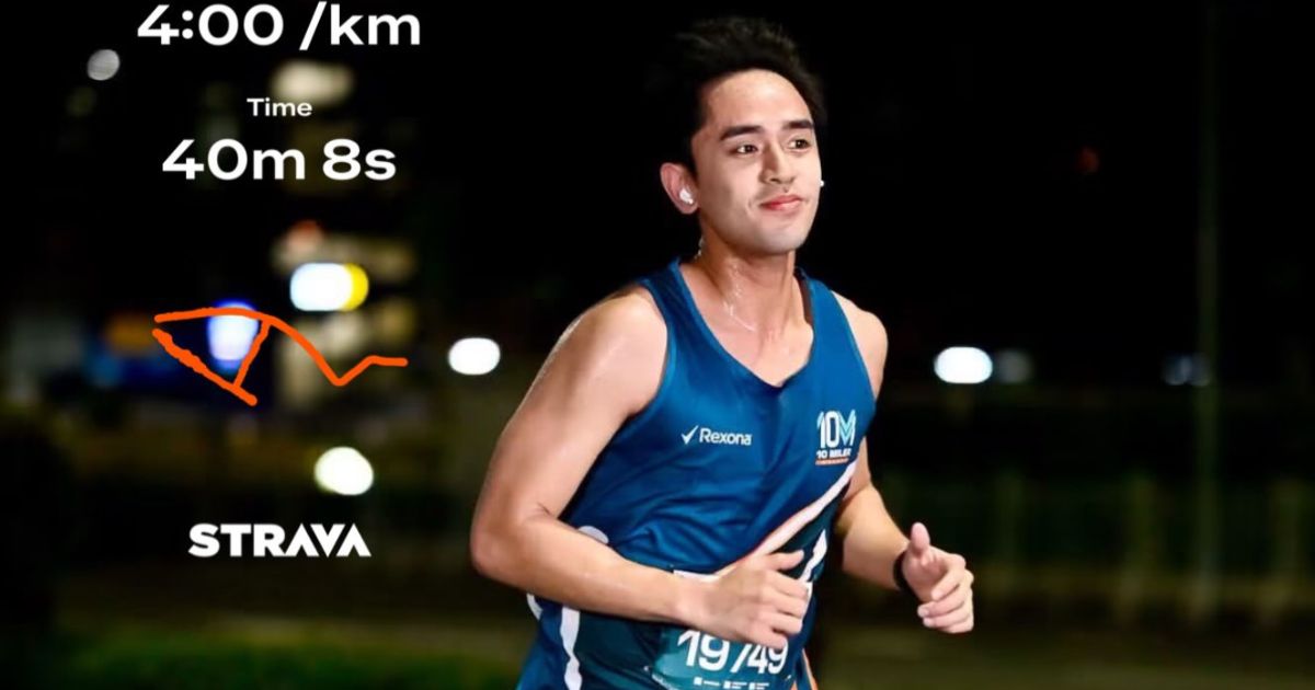 David Licauco finishes 10-km run in less than 41 minutes