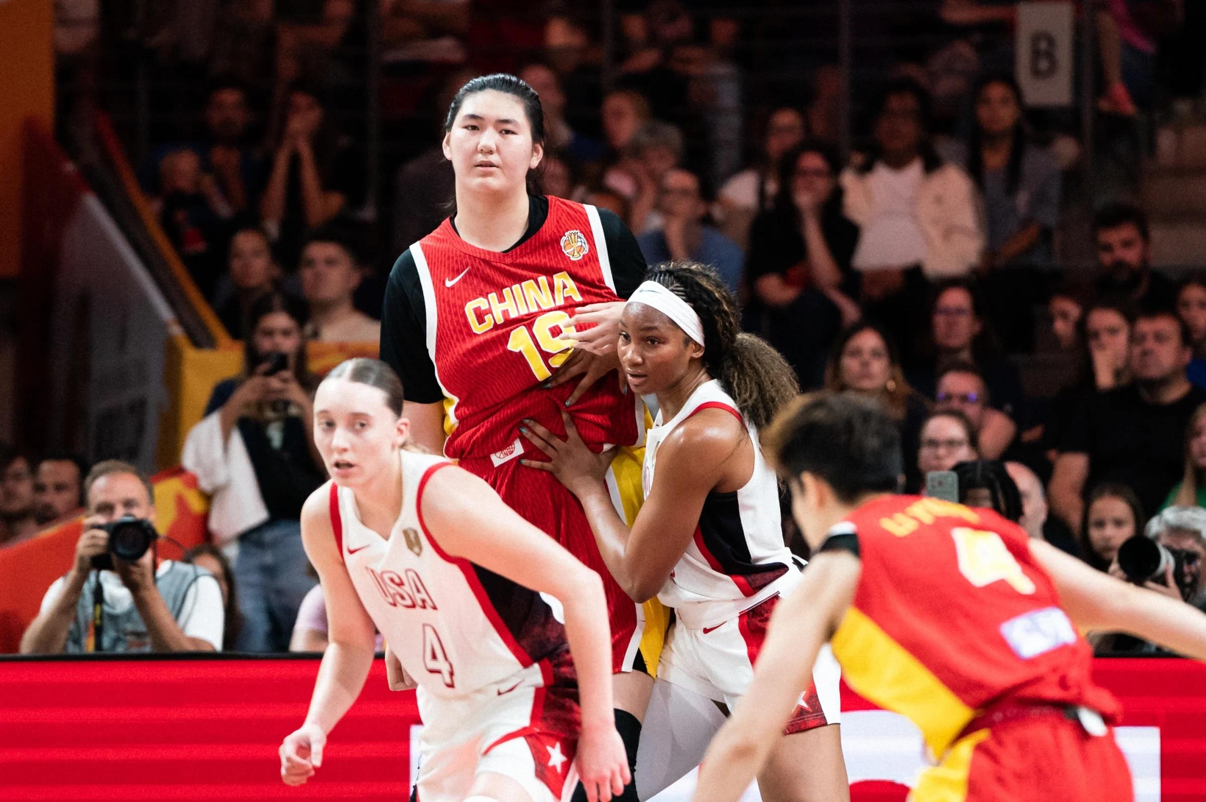 Zhang's towering presence steals spotlight as US opens FIBA Women's World Cup with win over China