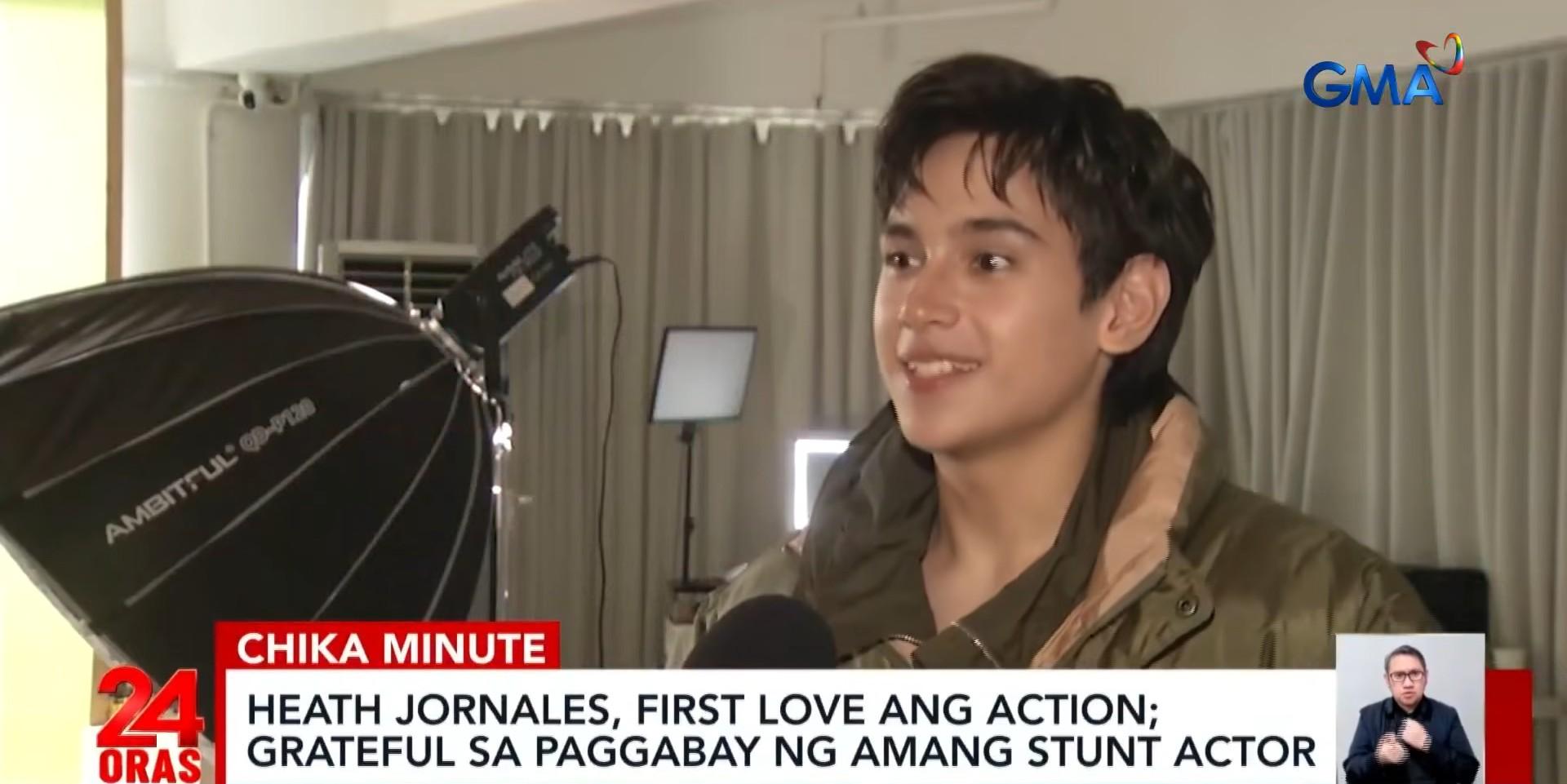 Heath Jornales embraces action roles, credits stunt actor dad for skills
