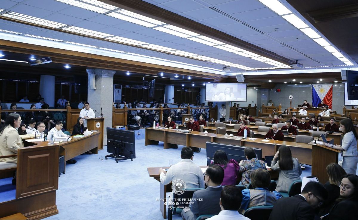 The Senate impeachment court in session for the trial of Vice President Sara Duterte