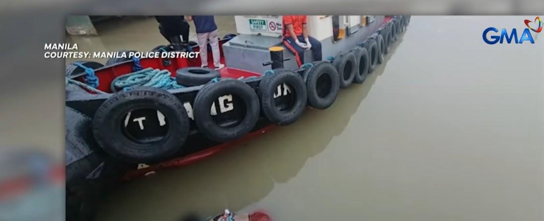 Bangkay na palutang-lutang sa Delpan Wharf sa Binondo, Manila
