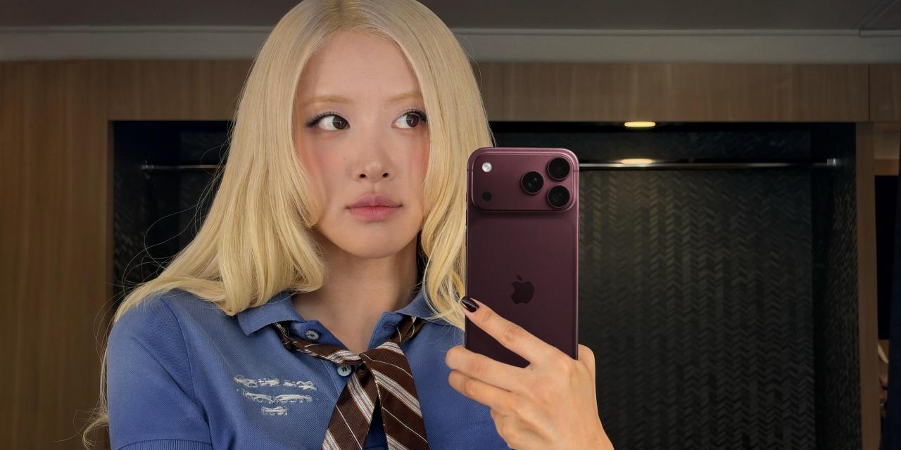 Blackpink's Rose Partners With Apple to Film New Trick Video on iPhone 18 Pro