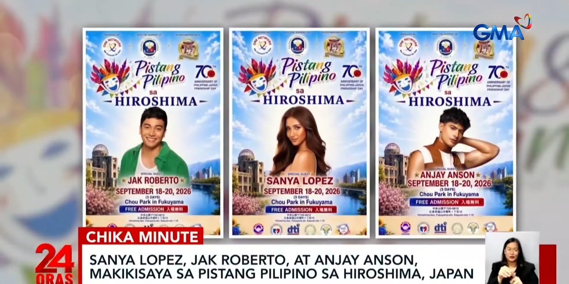 Sanya Lopez, Jak Roberto, Anjay Anson fly to Japan for Pistang Pilipino 2026 Sanya Lopez, Jak Roberto, Anjay Anson fly to Japan for Pistang Pilipino 2026