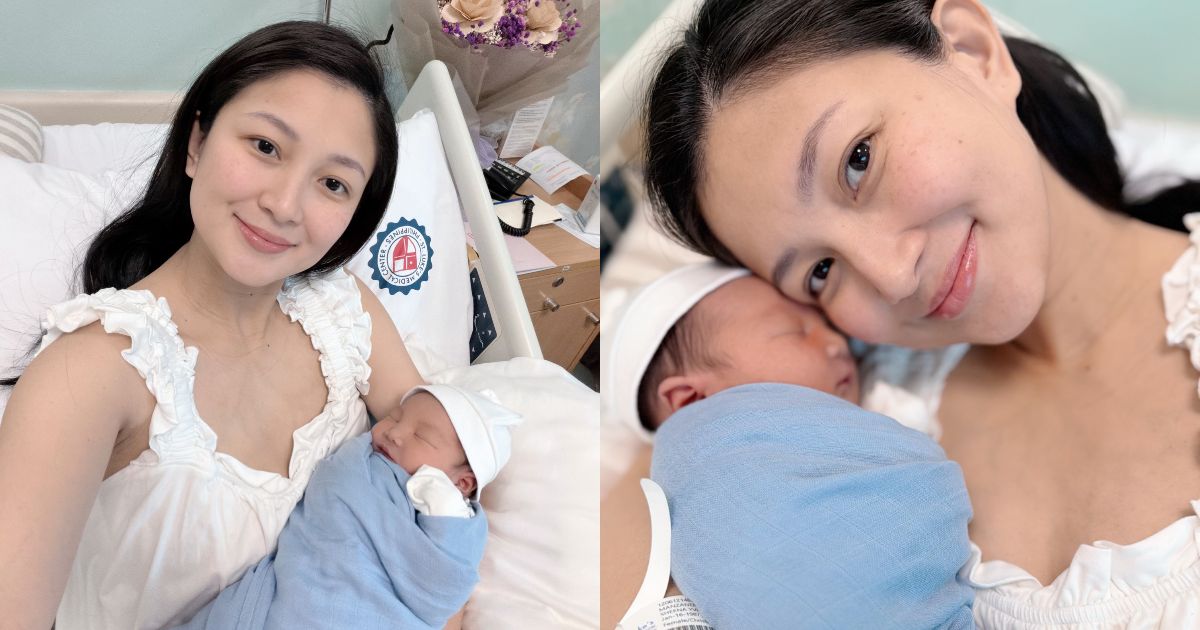 Sheena Halili welcomes third child