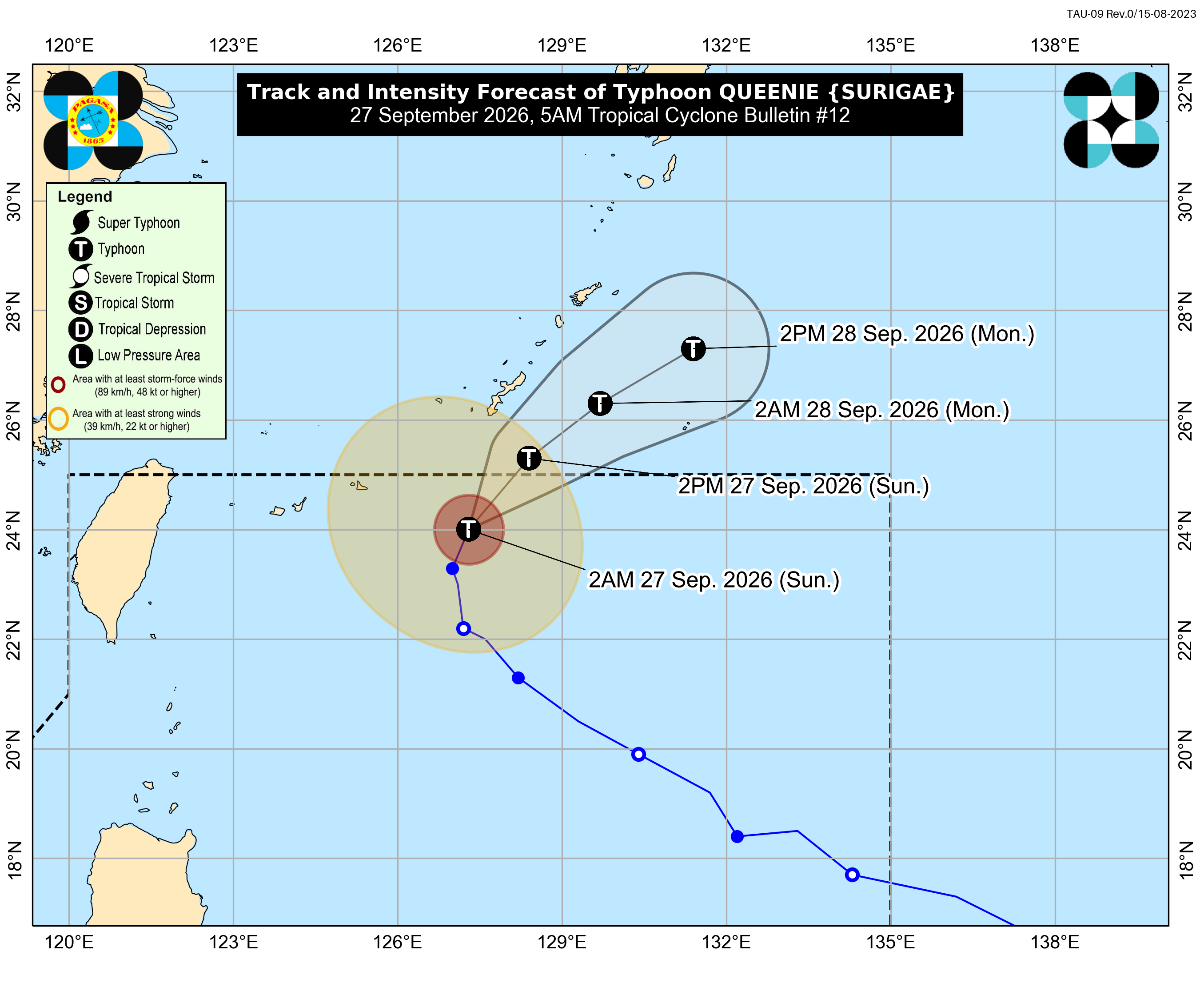 Typhoon Queenie slightly intensifies, to exit PAR Sunday - GMA Network