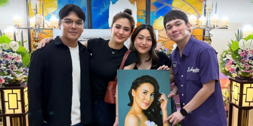  Julie Anne San Jose, Rita Daniela, Sugarpop members visit Vanessa Blanca's wake