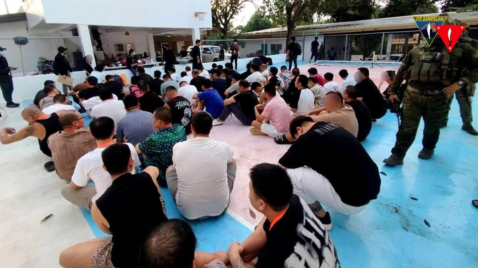 200 foreigners processed in Zamboanga Sibugay operation vs. scams, trafficking, military says