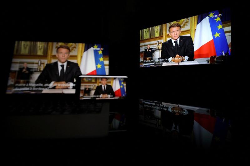 Macron says nothing justifies 'unbridled' violence in France protests Macron says nothing justifies 'unbridled' violence in France protests