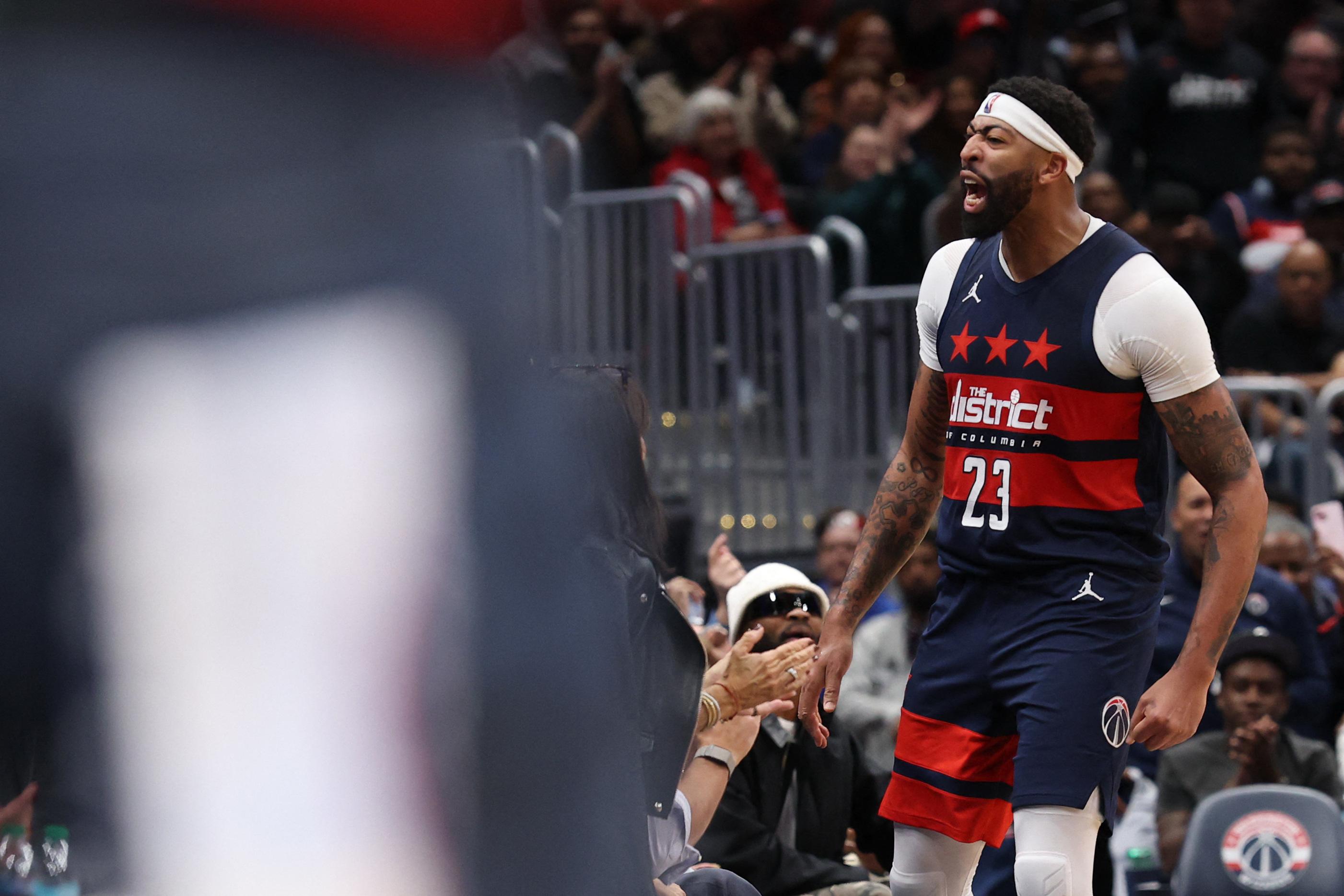 NBA: Anthony Davis of the Washington Wizards