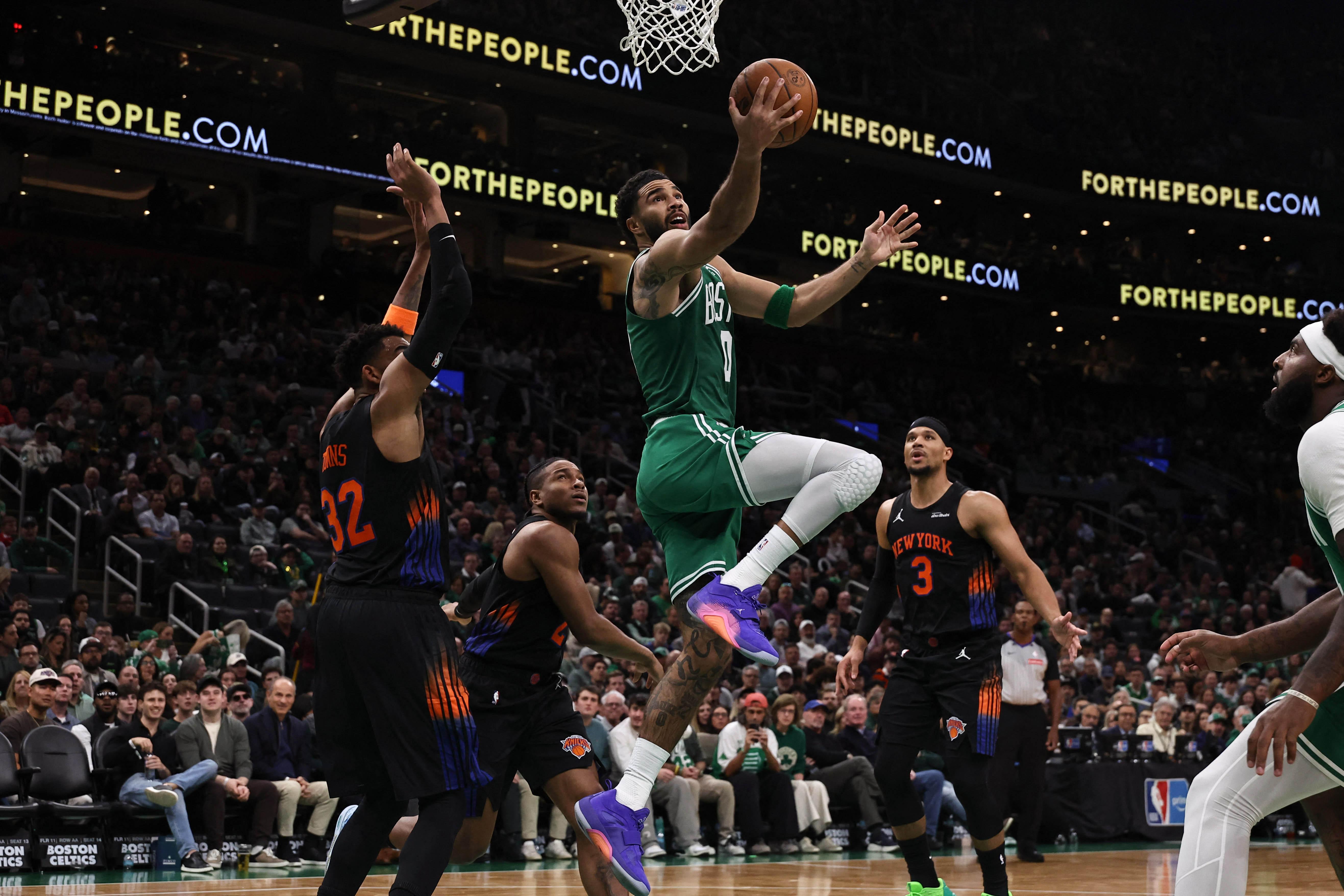 NBA: Jayson Tatum of the Boston Celtics