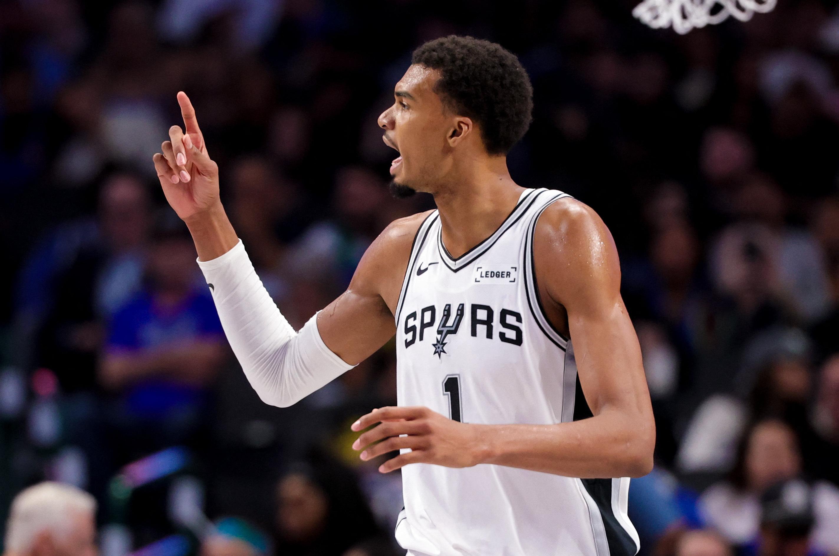NBA: Victor Wembanyama, Spurs pull away from short-handed Mavs
