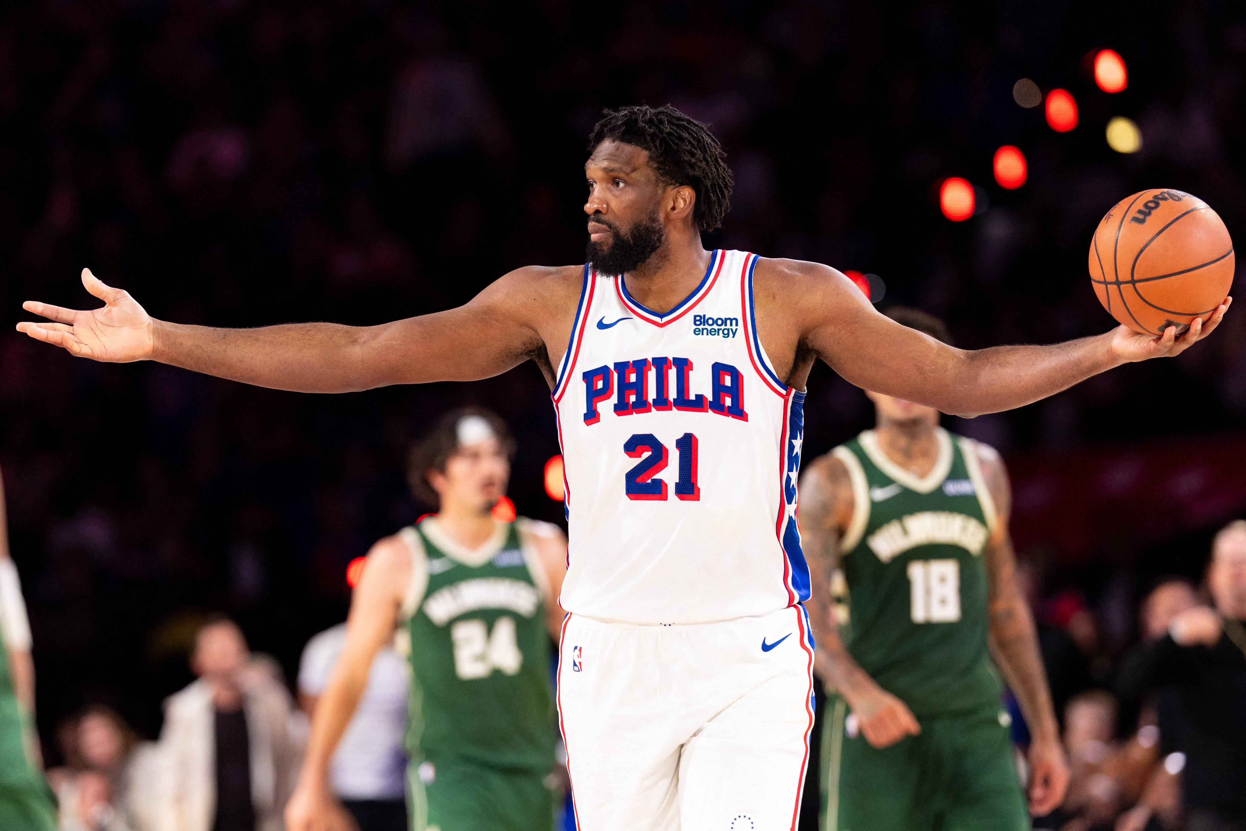 NBA: Joel Embiid posts triple-double, 76ers handle Bucks