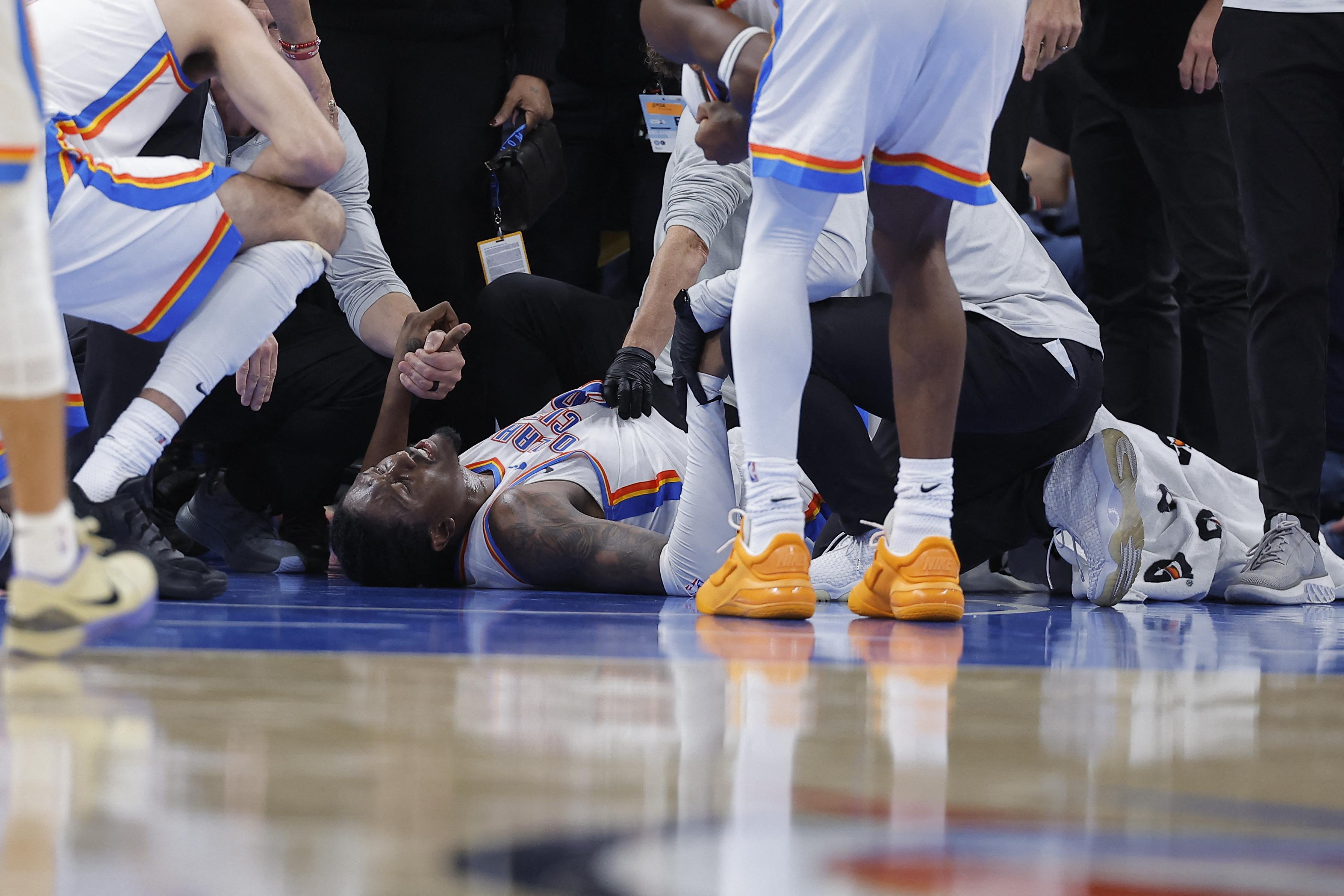 NBA: Jalen Williams of the Oklahoma City Thunder injured
