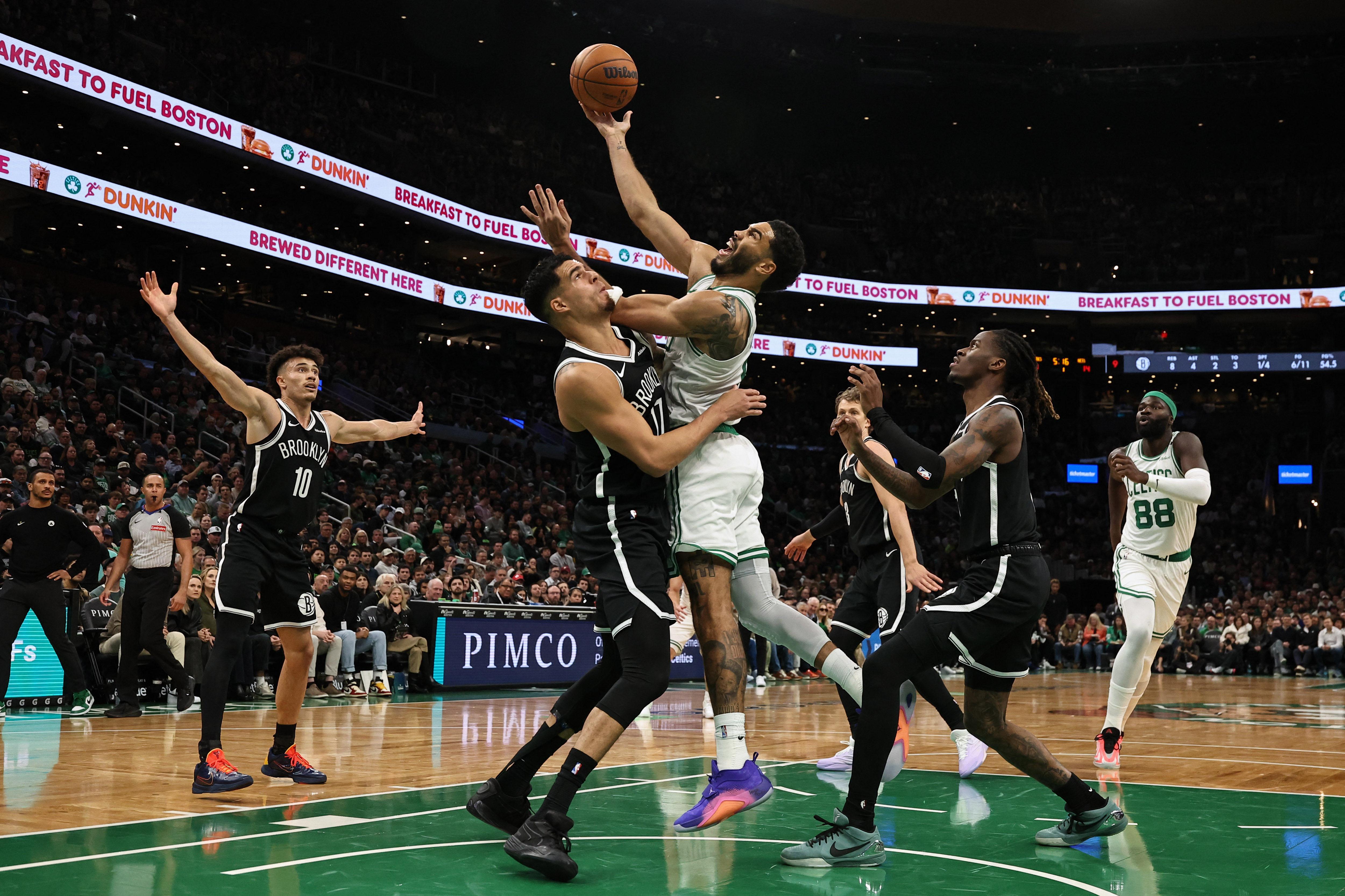 NBA: Celtics’ Jayson Tatum and Nets’ Michael Porter Jr