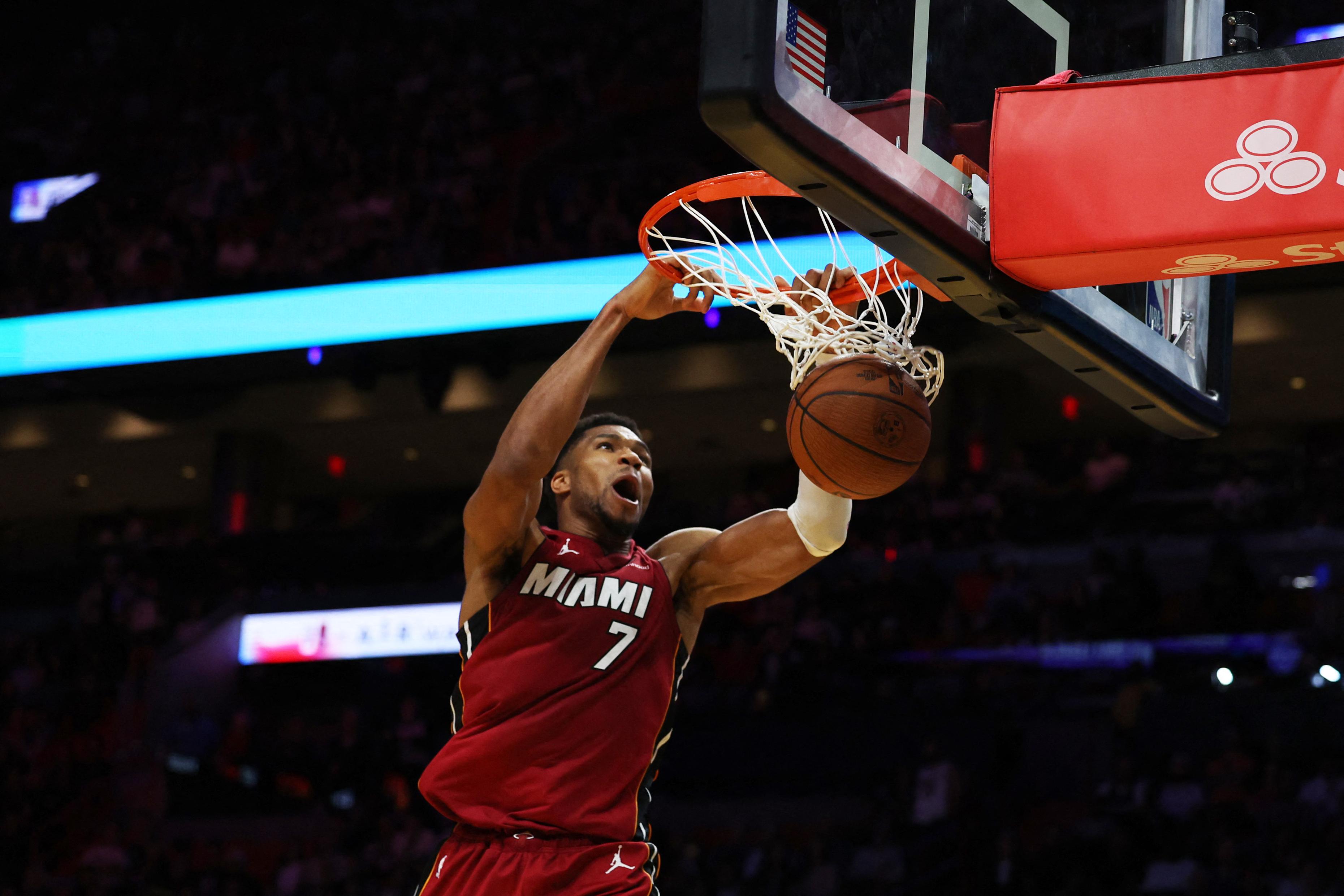 NBA: Giannis Antetokounmpo's triple-double leads Heat past Pacers - GMA Network