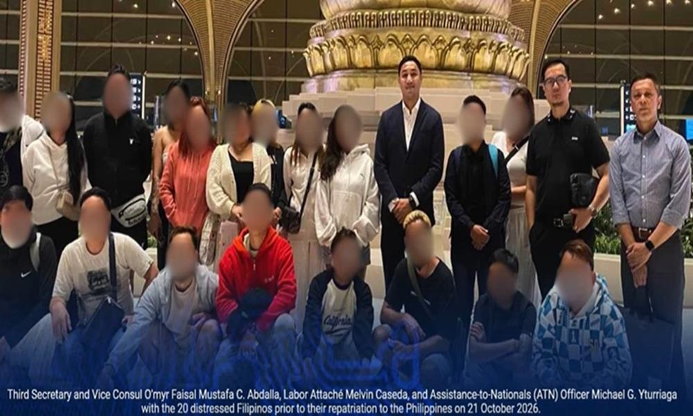 20 Filipinos repatriated from Cambodia — PH Embassy