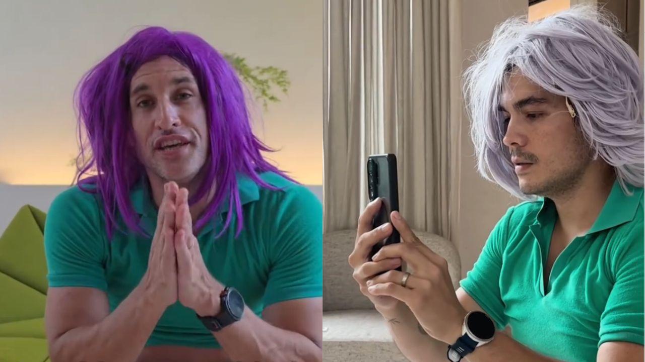 Erwan Heussaff, Nico Bolzico wear wigs in response to 'Dogshow Divas'
