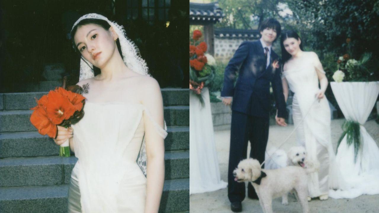 Kim Yong Ji announces marriage, shares wedding photos